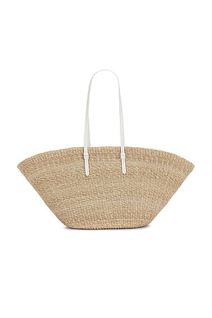 Poolside The East West Charm Tote Bag in Tan