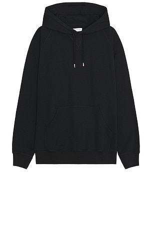 Pop Trading Company Logo Hooded Sweatshirt in Black/white in Black