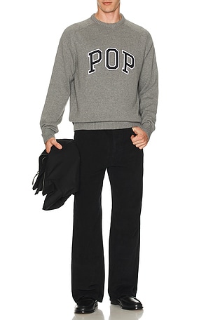 Knitted Arch Crew Neck Sweatshirt Pop Trading Company
