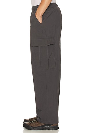 Pop Trading Company Cargo Track Pants in Charcoal