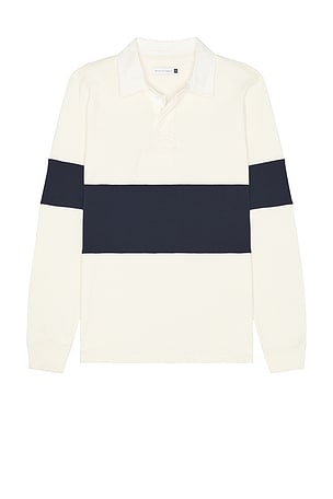 Pop Trading Company Rugby Polo in White