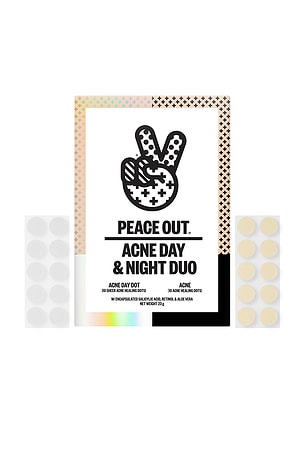 PATCHES PARA ESPINHAS ACNE SALICYLIC ACID DAY & NIGHT DUO 20 DOTS Peace Out