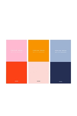 Colorblock List Notepads Papier