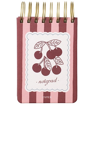 Very Cherry Spiral Notepad Papier