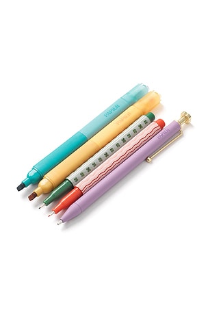 Imagination Mixed Pen & Highlighter Set Of 5 Papier
