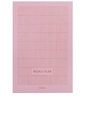 Productivity Weekly List Pads Papier