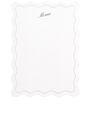 Fruits Coupes Menu Set Of 20 Papier