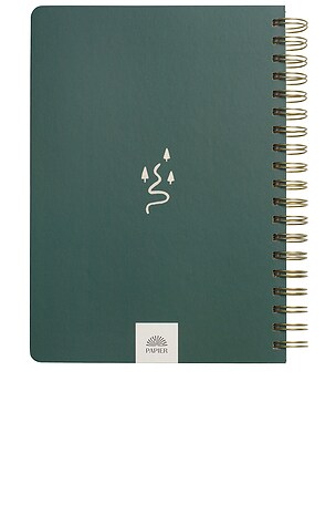 Papier Off Piste Spiral Travel Journal in Green