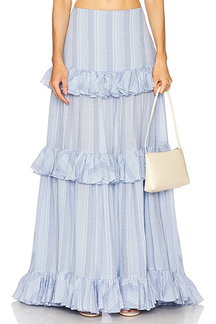 Maxi Ruffle Tiered Skirt Prabal Gurung