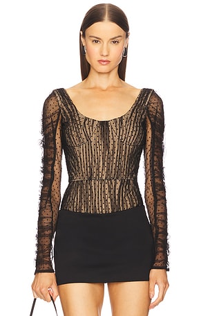 Long Sleeve Bodysuit Prabal Gurung