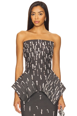 Corset Strapless Panier Top Prabal Gurung