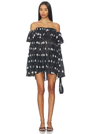 Off-shoulder Long Sleeve Faux Sweater Top Prabal Gurung
