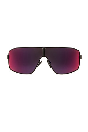 Linea Rossa Shield Frame Sunglasses Prada