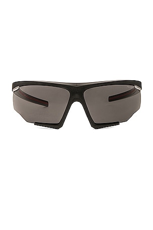 Linea Rossa Shield Frame Sunglasses Prada