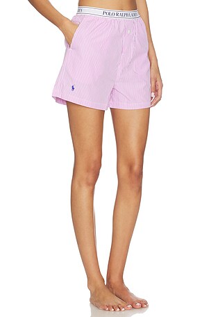 Polo Ralph Lauren Intimates Sleep Boxer With Logo Elastic in Pink. Size XXS. Also