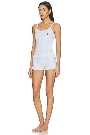 Polo Ralph Lauren Intimates Cami & Sleep Short in Baby Blue. Size S. Also