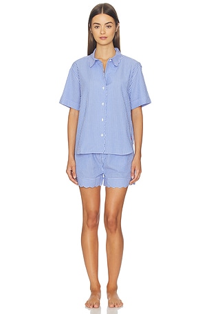 Short Sleeve Scallop Short Set Polo Ralph Lauren Intimates