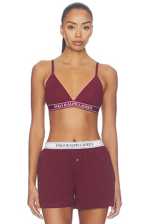 Polo Essentials Triangle Bralette Polo Ralph Lauren Intimates