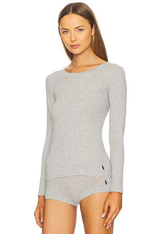 Polo Ralph Lauren Intimates Long Sleeve Baselayer in Grey