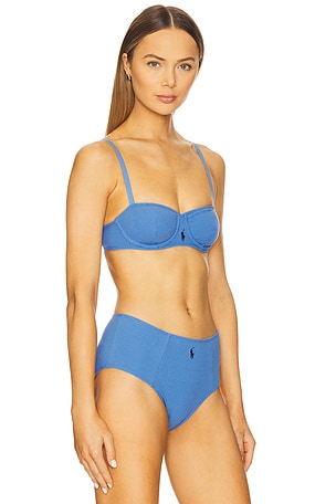 Polo Ralph Lauren Intimates Unlined Balconette in Blue. Size 36B. Also