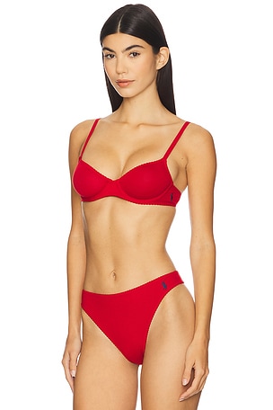 Polo Ralph Lauren Intimates Unlined Demi in Red