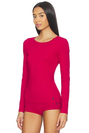Polo Ralph Lauren Intimates Long Sleeve Baselayer Tee in Red. Size XS. Also