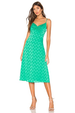 Privacy Please Antonia Midi Dress in Kelly Green | REVOLVE