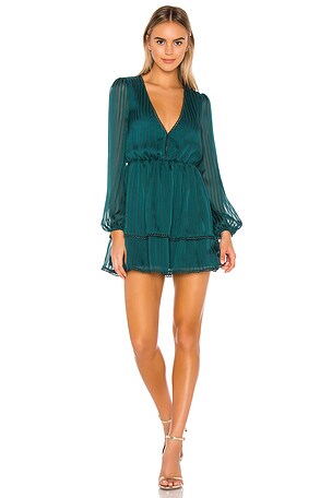 Privacy Please Alora Mini Dress in Moss Green | REVOLVE