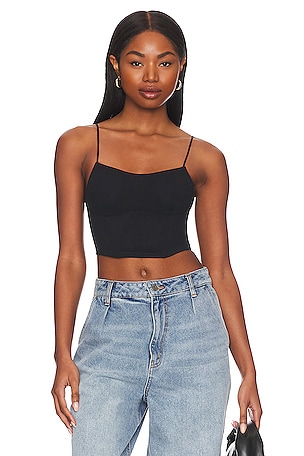Rockie Bralette by Intimately at Free People, Charcoal, XS/S
