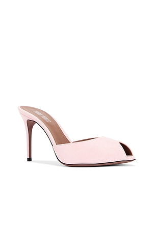 Paris Texas Vera Open Toe Mule Heel 85 in Pink
