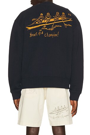 President's Champion Canoe Crew Sweatshirt in Navy