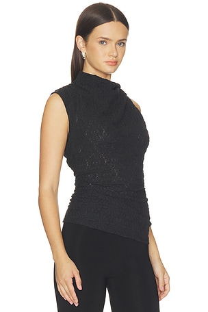 Proenza Schouler White Label Circe Top in Black. Size XS. Also