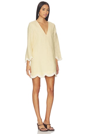 Posse Essie Kaftan Dress in Yellow