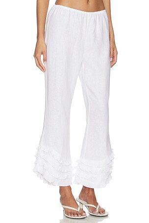Posse Florence Pant in White