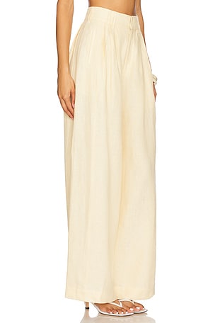 Posse Parker Trouser in Lemon