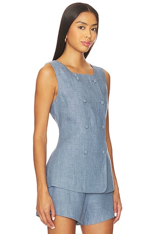 Posse Thea Vest in Blue