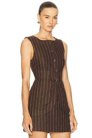 Posse Emma Vest in Brown