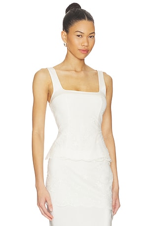 Posse Cove Bodice in White