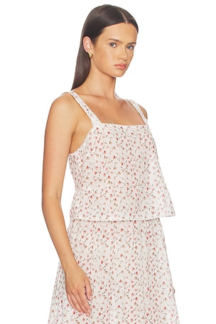 Posse Charlotte Top in Watercolour Floral