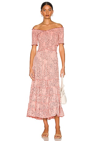 【Poupette St Barth】 Kimiプリント maxiドレス Kimi printed maxi dress in multicoloured - Poupette St Barth