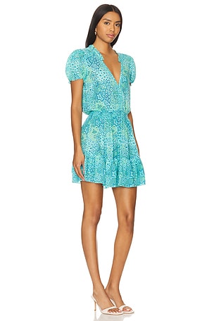 Poupette St Barth Bibi Mini Dress in Baby Blue