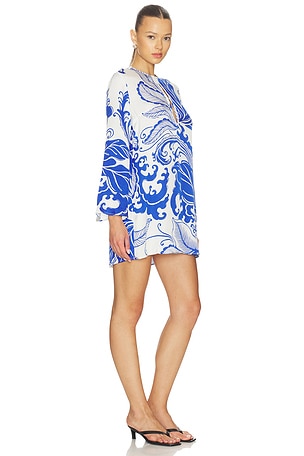 Poupette St Barth Gia Mini Dress in Blue