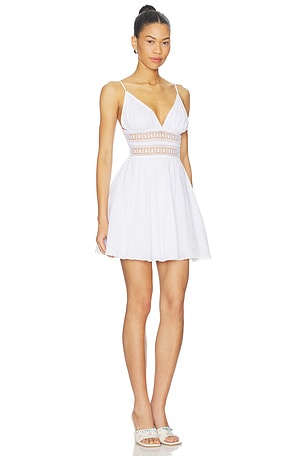 Poupette St Barth Emilie Mini Dress in White