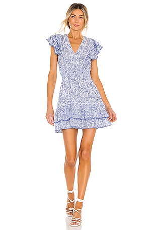 Poupette St Barth Camila Mini Dress in Blue Canary | REVOLVE