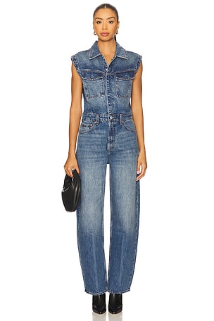 Ace Sleeveless Barrel Leg Jumpsuit PISTOLA