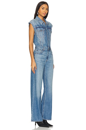 PISTOLA Lennox Jumpsuit in Denim-Medium