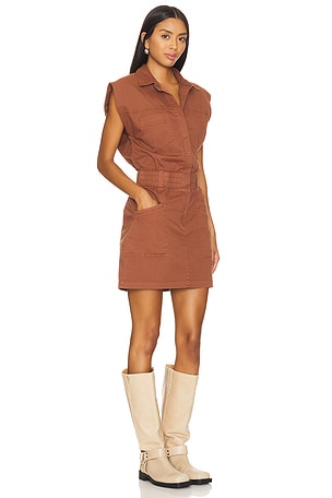 PISTOLA Rosie Dress in Rust