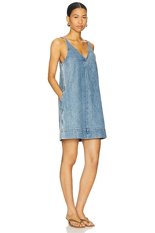 PISTOLA Tavi Pop Over Dress in Blue