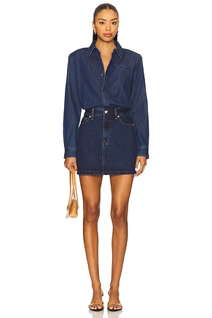 Pixie Mix Media Mini Dress PISTOLA