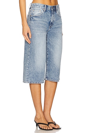 PISTOLA Linden Baggy Long Short in Blue. Size 26. Also